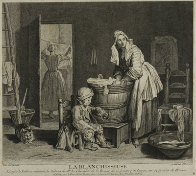 Vaskekonen af Charles Nicolas Cochin I