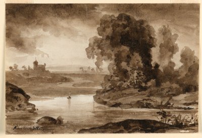 Et Landskab af Charles Nicolas Ransonnette