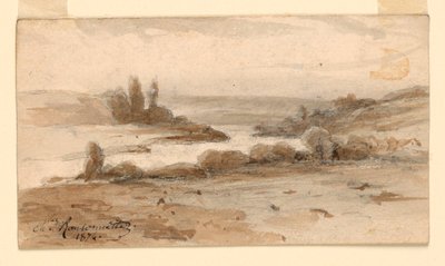 Et Landskab af Charles Nicolas Ransonnette