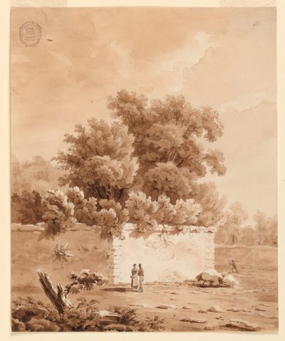 På et landsted af Charles Nicolas Ransonnette