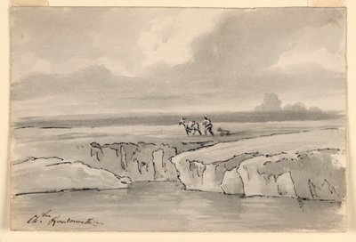 Landskab af Charles Nicolas Ransonnette