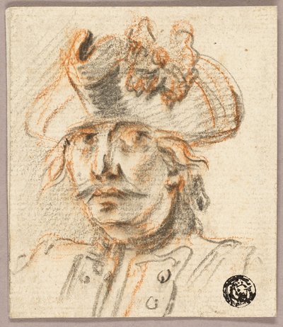 Buste af soldat af Charles Parrocel