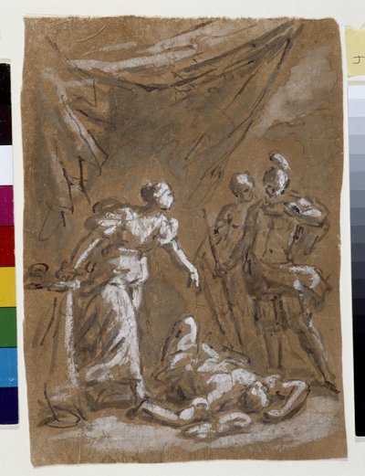 Judith og Holopherne (tegning) af Charles Parrocel