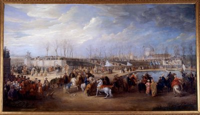 Reception of Mehemet Effendi Turkish ambassador to the great Sultan Achmet by King Louis XV on 21 March 1721 at the Tuileries Peinture de Charles Parroceldani af Charles Parrocel