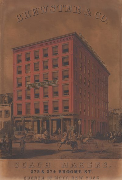 Brewster & Co. Coach Makers, 372 & 374 Broome St., ca. 1860-70 af Charles Parsons