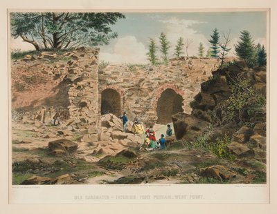 Old Casemates - interiør Fort Putnam, West Point af Charles Parsons