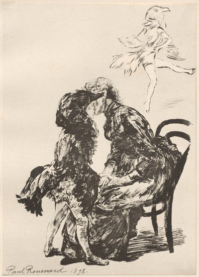Før Balletten, 1898. af Charles Paul Renouard