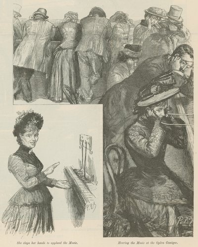 At høre musikken i Opera Comique af Charles Paul Renouard