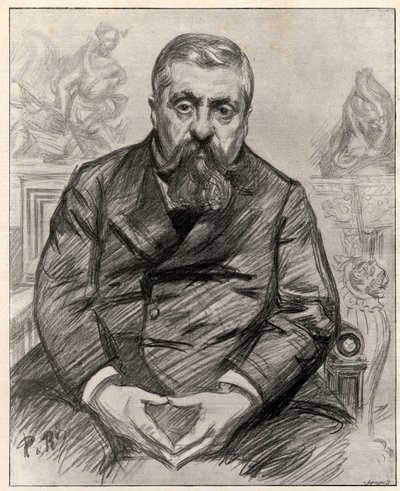 Portræt af Charles Alexandre Dupuy (1851-1923), fransk statsmand. af Charles Paul Renouard