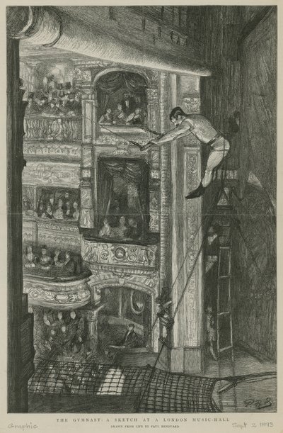 Gymnasten: en sketch i en London Music Hall af Charles Paul Renouard