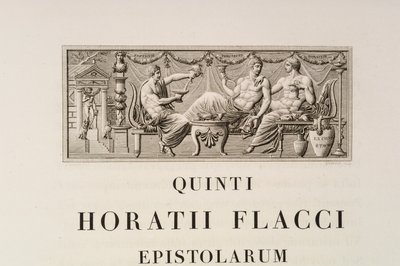 Side fra Quintus Horatius Flaccus af Charles Percier