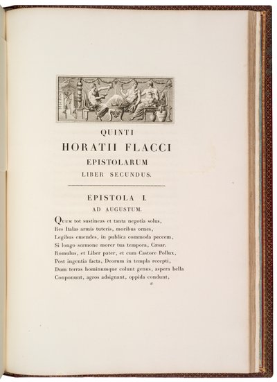 Side fra Quintus Horatius Flaccus af Charles Percier