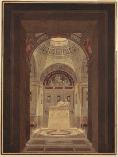 Gravkammer af Charles Percier