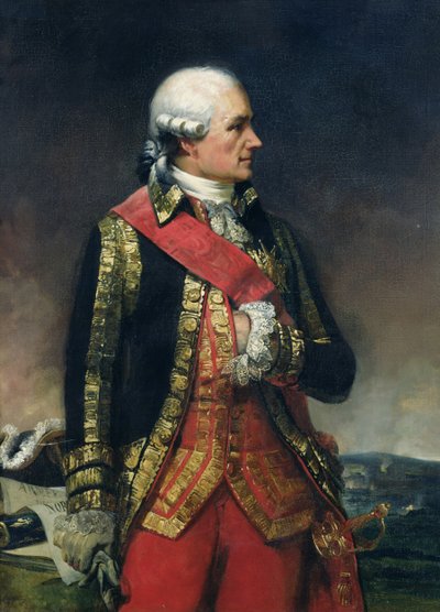 Jean-Baptiste de Vimeur (1725-1807) Greve af Rochambeau (olie på lærred) af Charles Philippe Lariviere