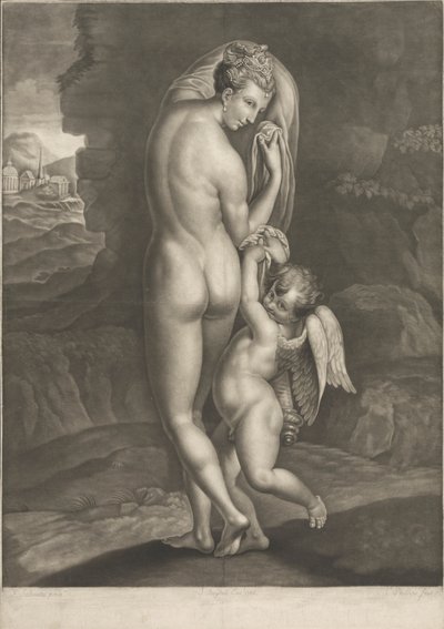 Venus og Amor af Charles Phillips