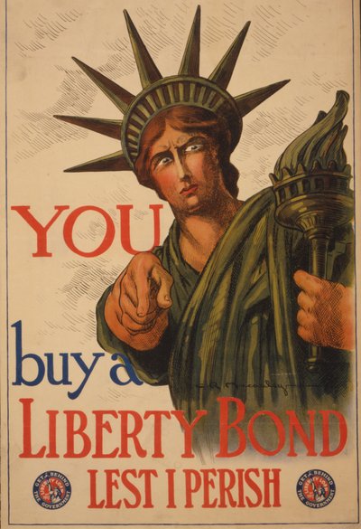 You - Buy a Liberty bond lest I perish, 1917dani af Charles Raymond Macauley