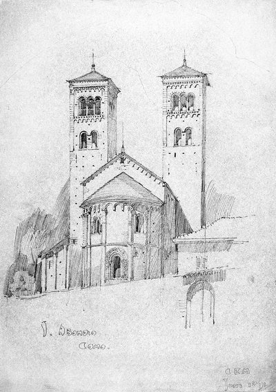 S. Abondio, Como, 1891 af Charles Rennie Mackintosh