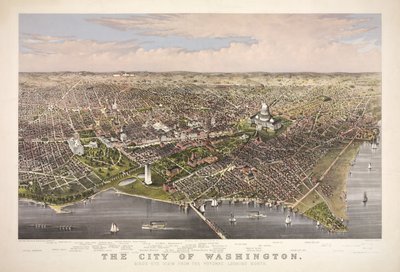 The City of Washington, pub. 1876 af Charles Richard Parsons