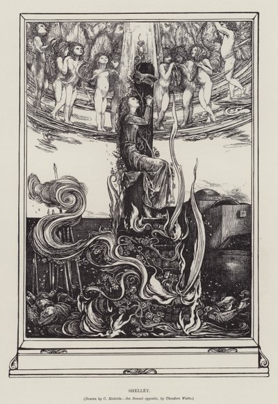 Shelley (litho) af Charles Ricketts