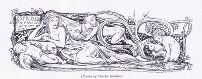 Spring, fra The Magazine of Art 1893, Cassell and Company, 1893 af Charles Ricketts