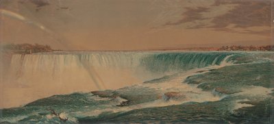 Det store fald, Niagara af Charles Risdon, after Frederick Edwin Church