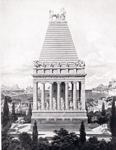 Det oprindelige mausoleum, illustration fra 