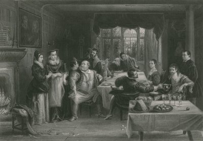 Falstaff og hans venner, De muntre koner af Windsor af Charles Robert Leslie