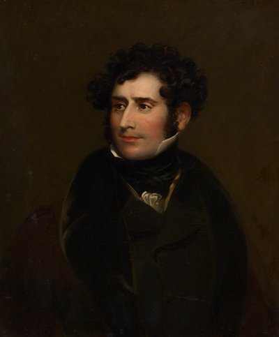 James William Wallack af Charles Robert Leslie