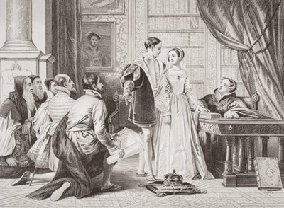 Lady Jane Greys modvilje mod at acceptere kronen, Sion House, 8. juli 1553, fra 