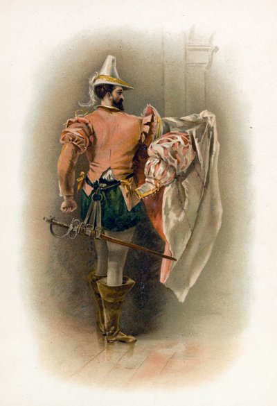 Petruchio fra Shrew Taming af Charles Robert Leslie