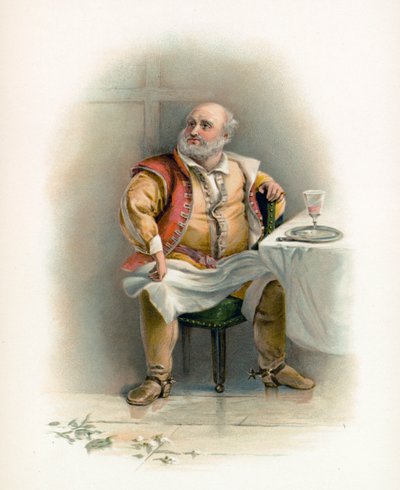 Shakespeares Falstaff af Charles Robert Leslie