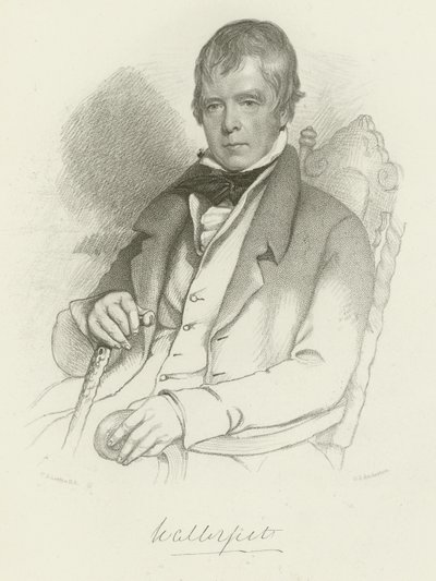 Sir Walter Scott af Charles Robert Leslie