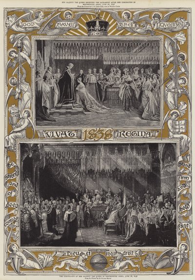 Kroningen af Hendes Majestæt Dronningen i Westminster Abbey, 28. juni 1838 af Charles Robert Leslie