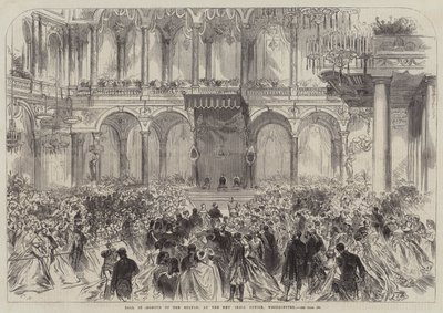 Bal til ære for sultanen på New India Office, Westminster af Sir John Charles Robinson