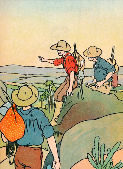 Tidlige nybyggere i Australien, 1912 af Charles Robinson
