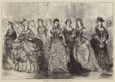 Fancy-dress-bal i Marlborough House, damekostumer af Sir John Charles Robinson