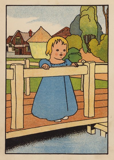 Illustration til Babes and Birds (farvelitografi) af Charles Robinson