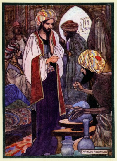 Illustration til Rubaiyat af Omar Khayyam af Charles Robinson
