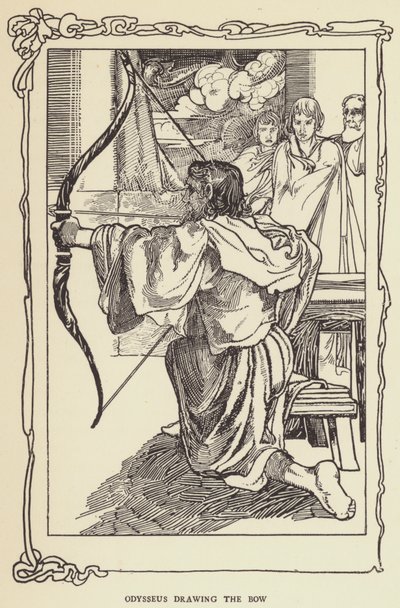 Odysseus tegner buen af Sir John Charles Robinson