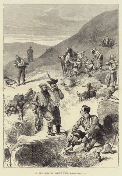 På skråningen af Laings hals, aften, 28. januar af Sir John Charles Robinson