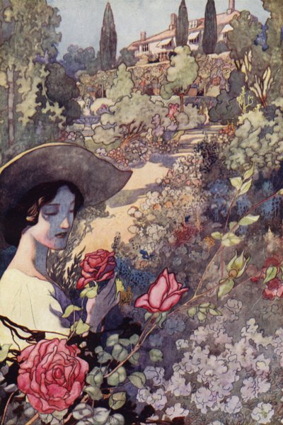 Vores sentimentale have: Sommer (farve litho) af Charles Robinson