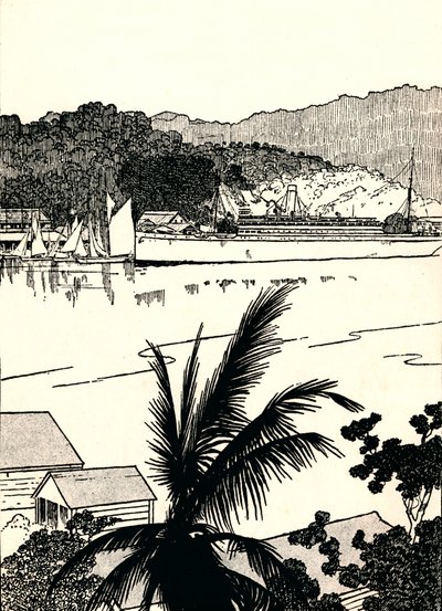 Port Antonio, Jamaica, 1912 af Charles Robinson