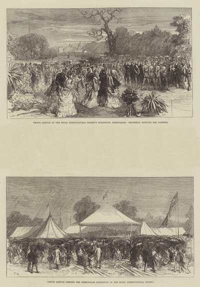 Prins Arthur på Royal Horticultural Societys udstilling i Birmingham af Sir John Charles Robinson