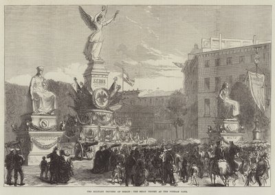 Den militære triumf i Berlin, Sedan-trofæet ved Potsdam-porten af Sir John Charles Robinson