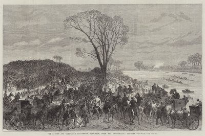 Oxford og Cambridge University Boat-Race, fra Sandhills, overfor Chiswick af Sir John Charles Robinson