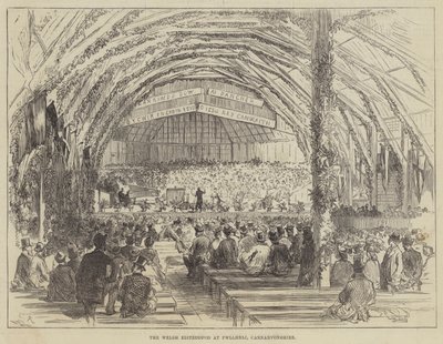 Den walisiske Eisteddfod ved Pwllheli, Carnarvonshire af Sir John Charles Robinson