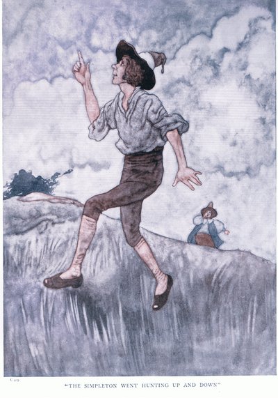 Den enfoldige gik på jagt op og ned i 1930