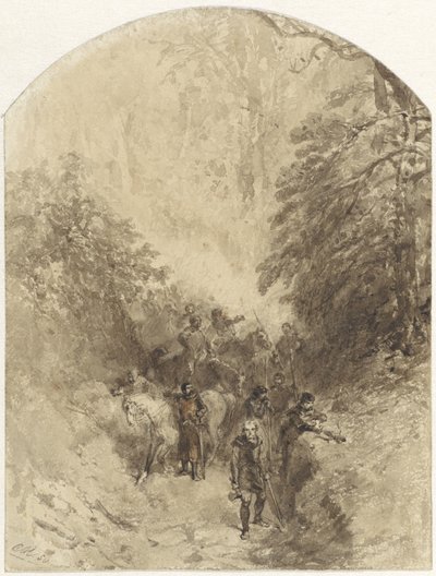 Krigere i en skov af Charles Rochussen