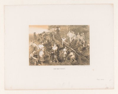 maj festival En maj-tur (titel på objekt) af Charles Rochussen
