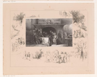 Riddere omkring et bord af Charles Rochussen